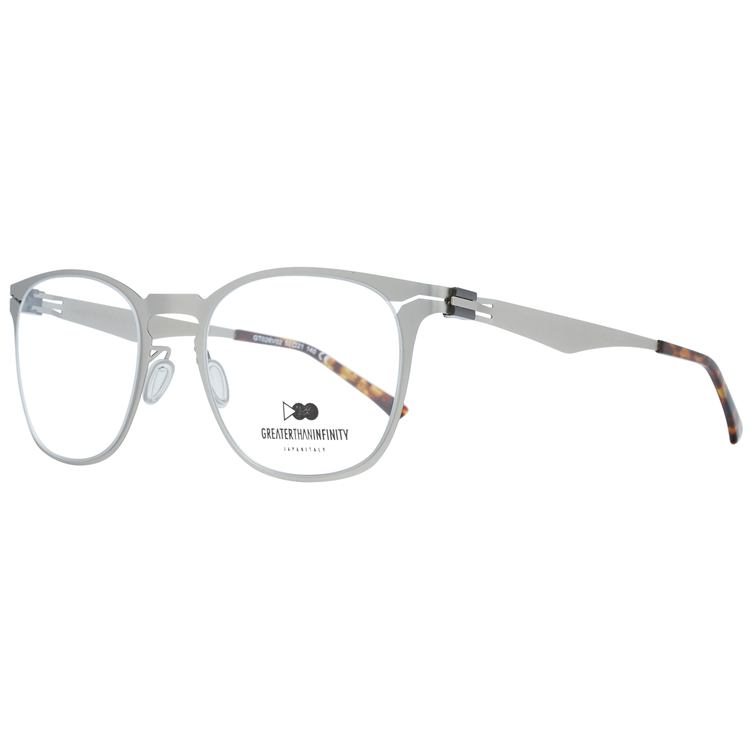 Greater Than Infinity Optical Frame GT026 V02 50 Silver