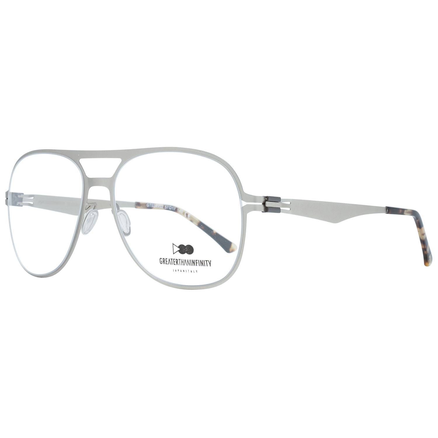 Greater Than Infinity Optical Frame GT024 V02 57 Silver