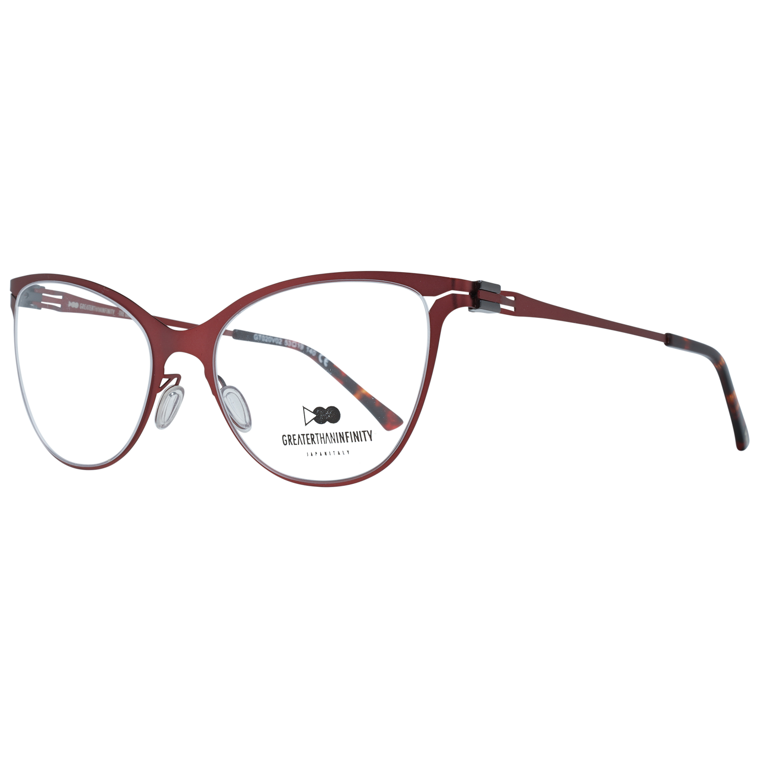 Greater Than Infinity Optical Frame GT020 V02 53 Red