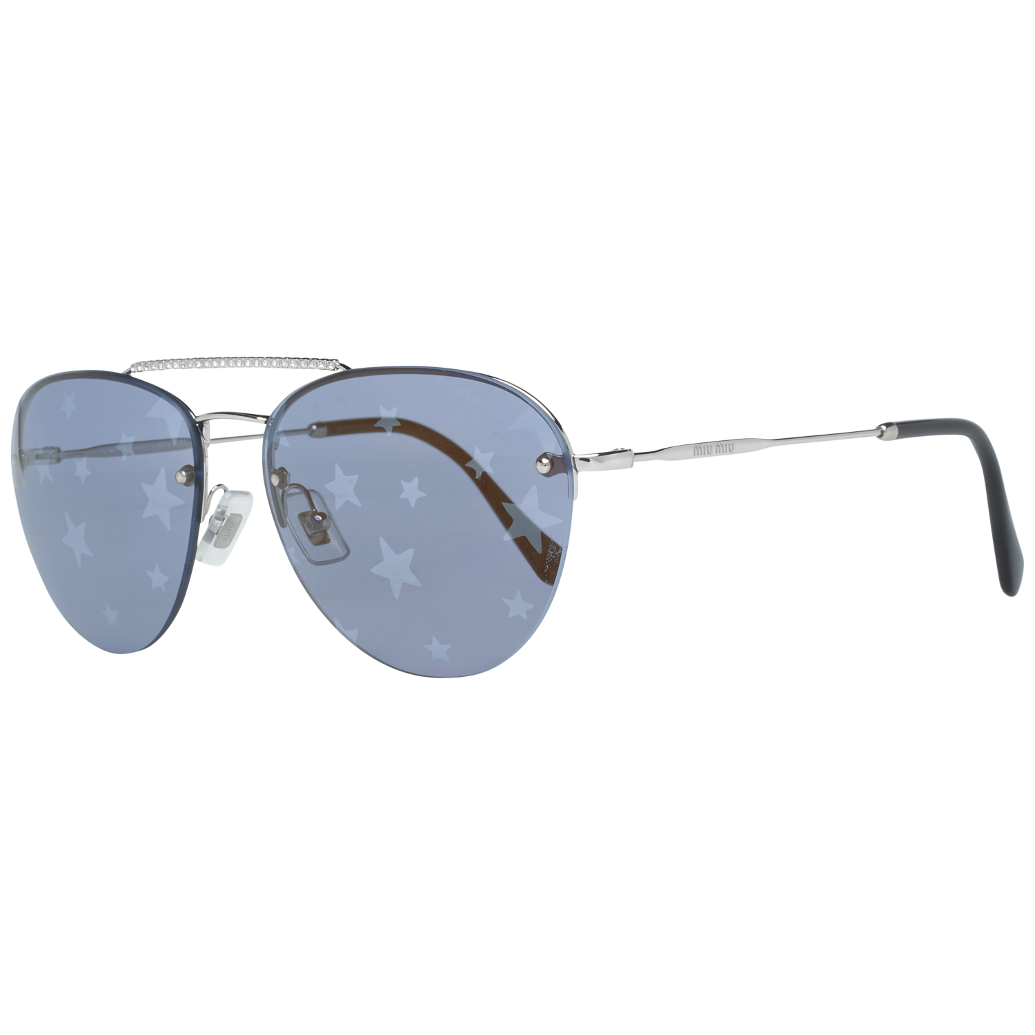 Miu Miu Sunglasses MU54US 1BC182 59 Silver
