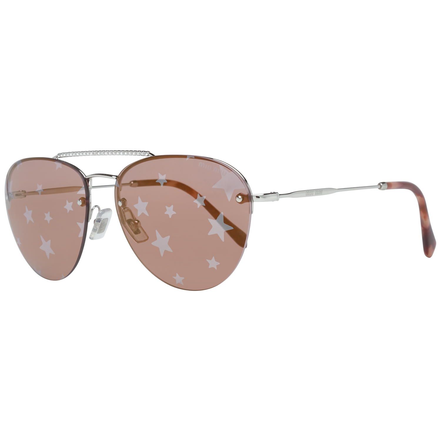 Miu Miu Sunglasses MU54US 1BC195 59 Silver